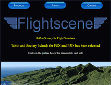 Tablet Screenshot of flightscene.net